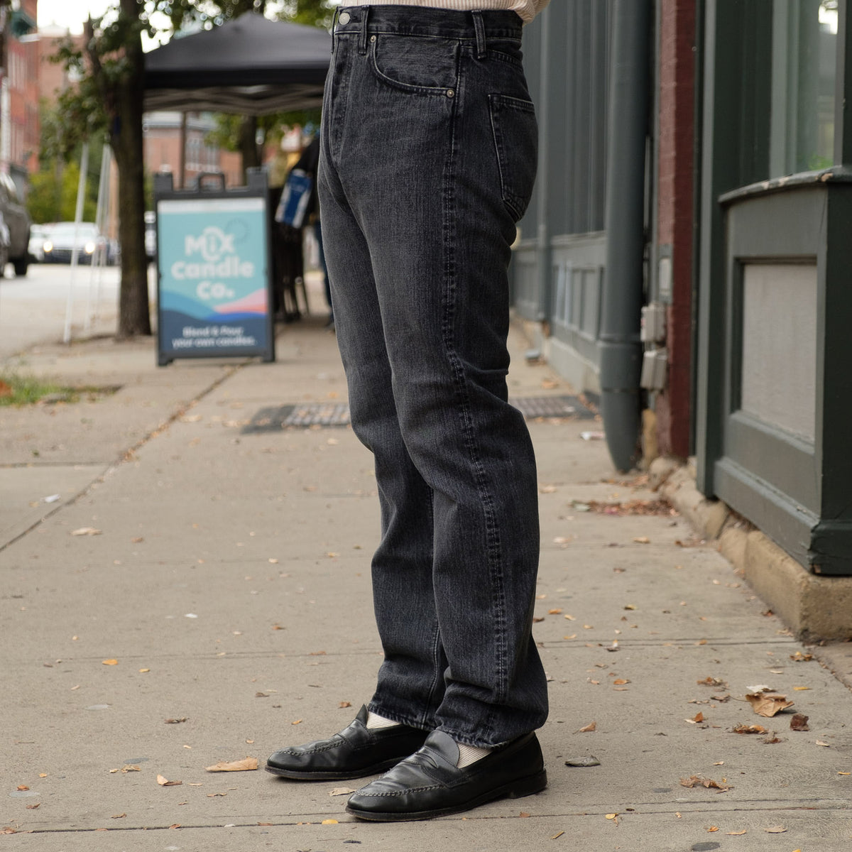 105 Standard Selvedge Denim in Black Stone – Vestis Ltd