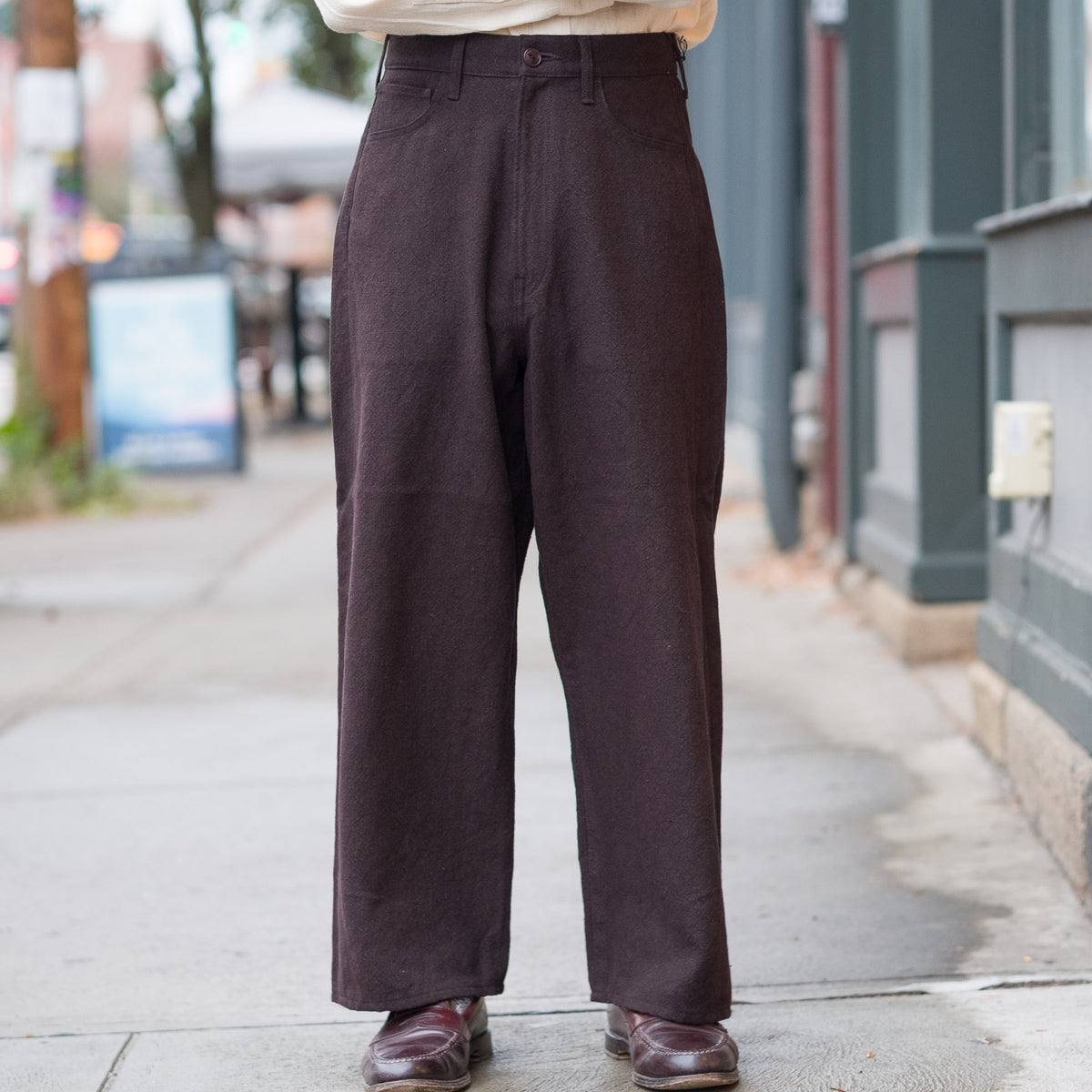 5 Pocket Baggy Pants in Brown Hemp – Vestis Ltd.