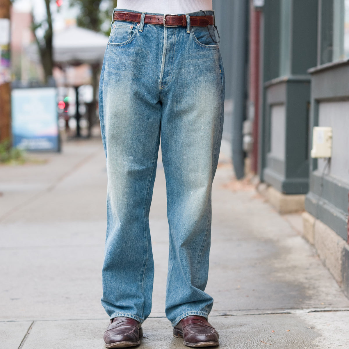 Yoko Sakamoto - 5 Pocket Straight Pants in Faded Indigo – Vestis Ltd.