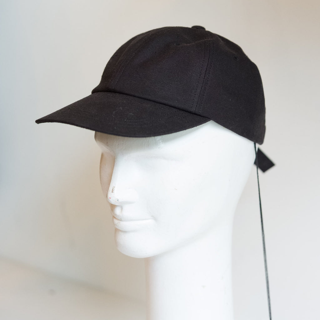 Yoko Sakamoto - Gift Shop Cap in Black Nep Silk – Vestis Ltd.