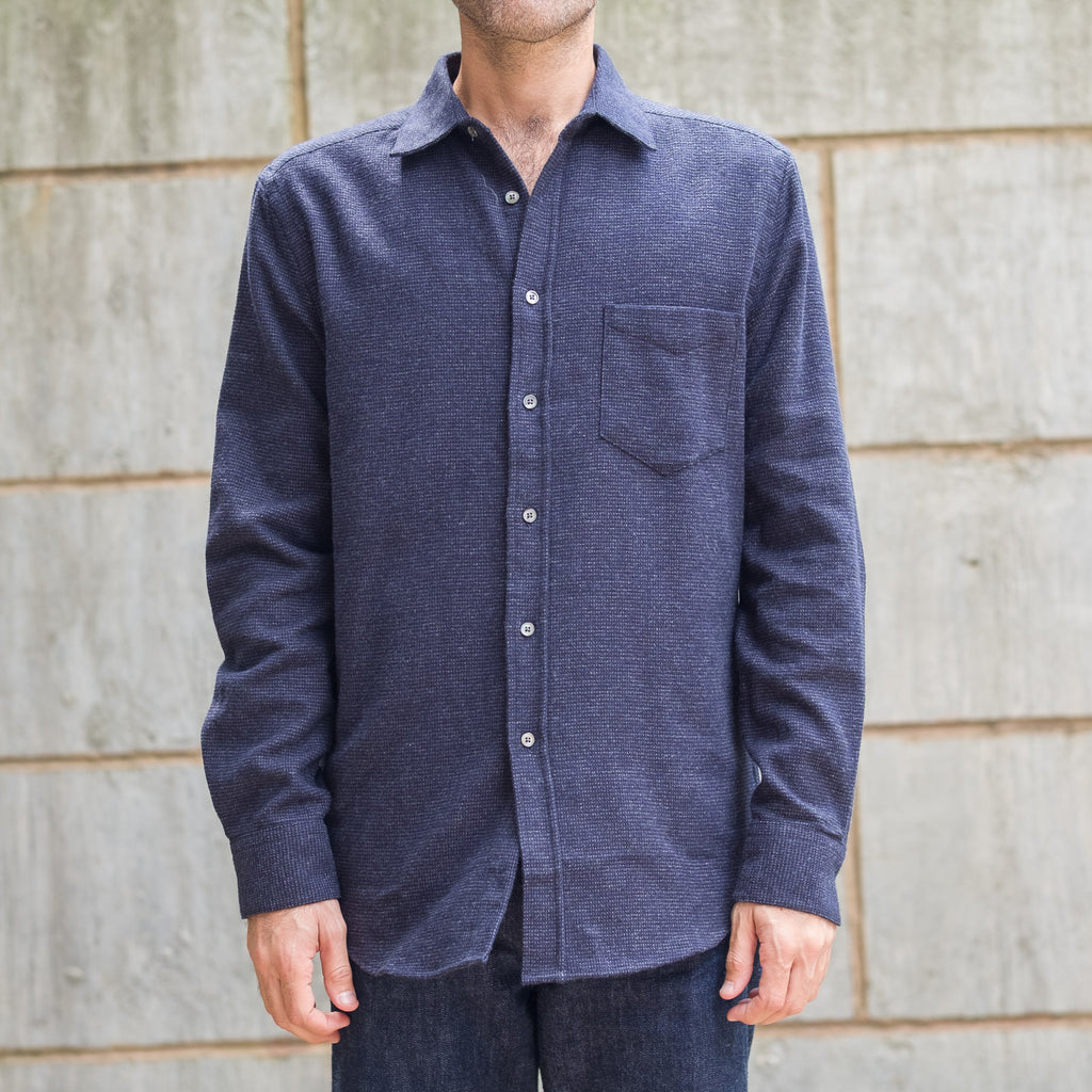 Sounds Shirt in Grey / Blue