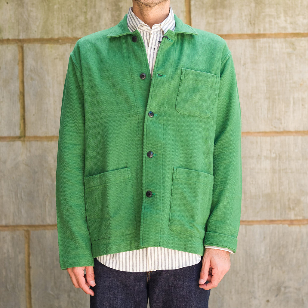 No106 Herringbone Shirt Jacket