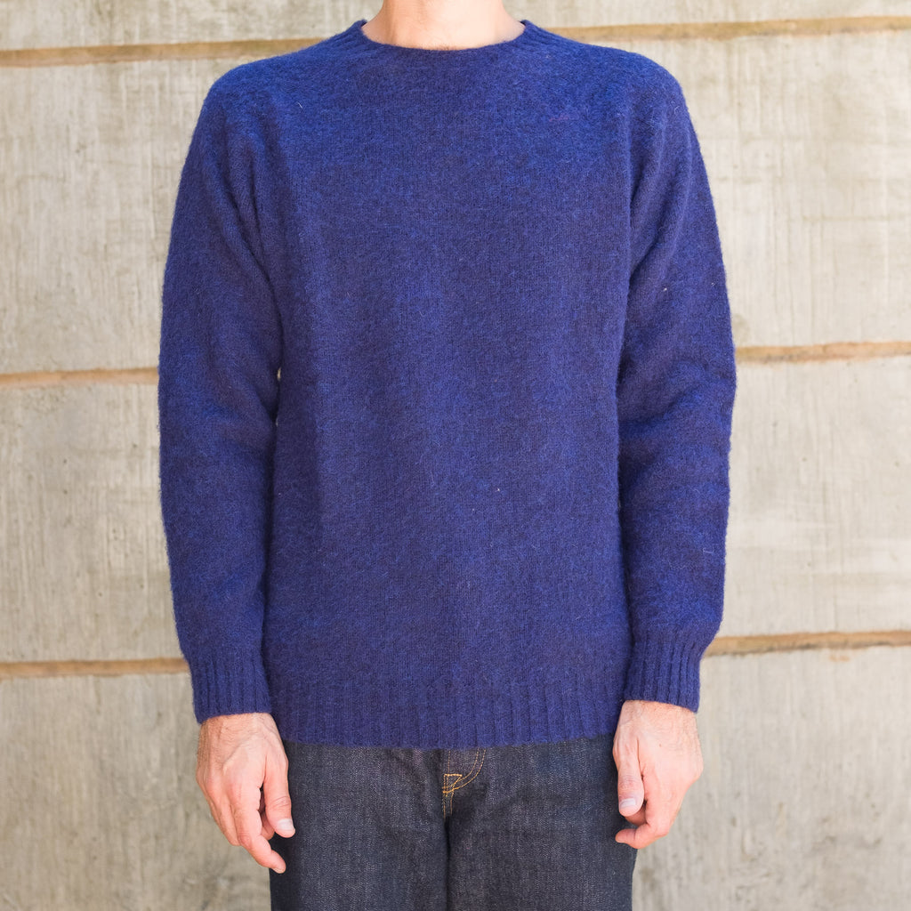 Shetland Slim Fit Crewneck Night Sky