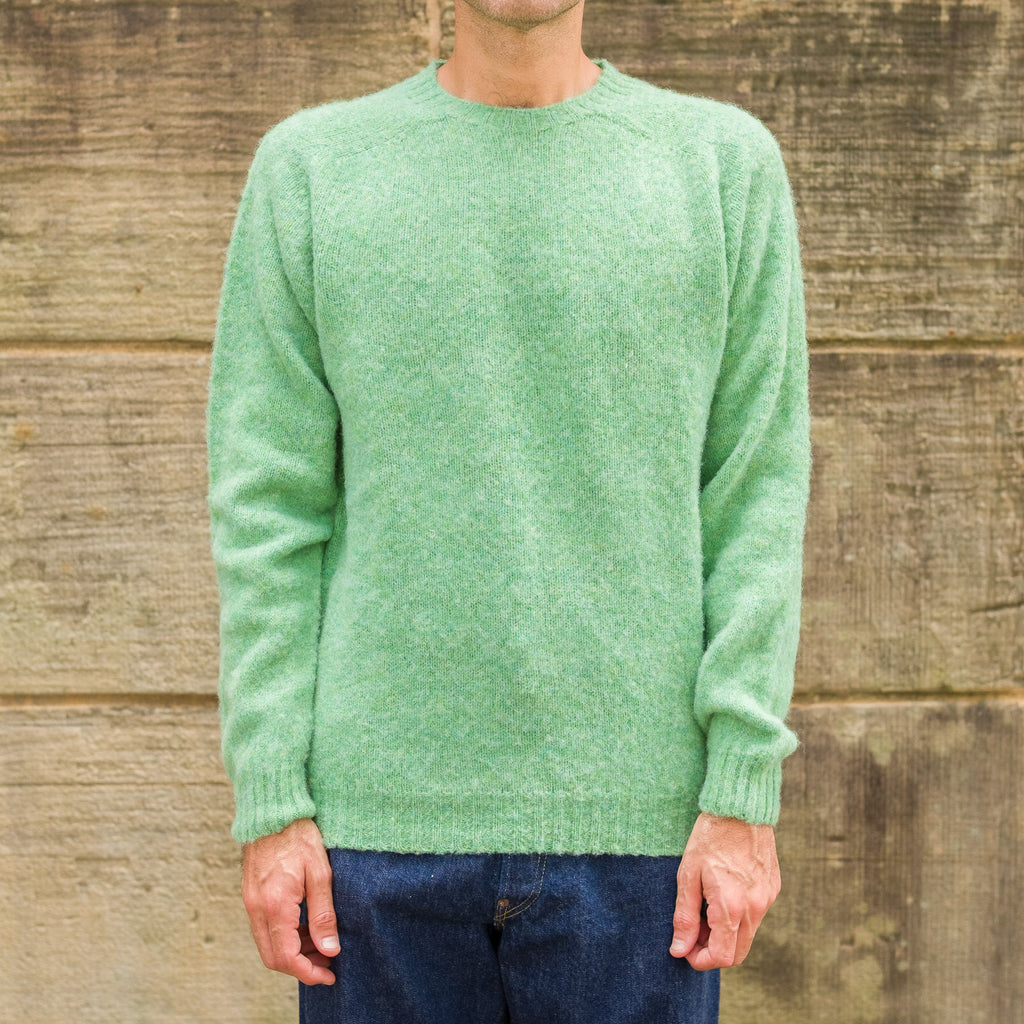Shetland Slim Fit Crewneck Parsley