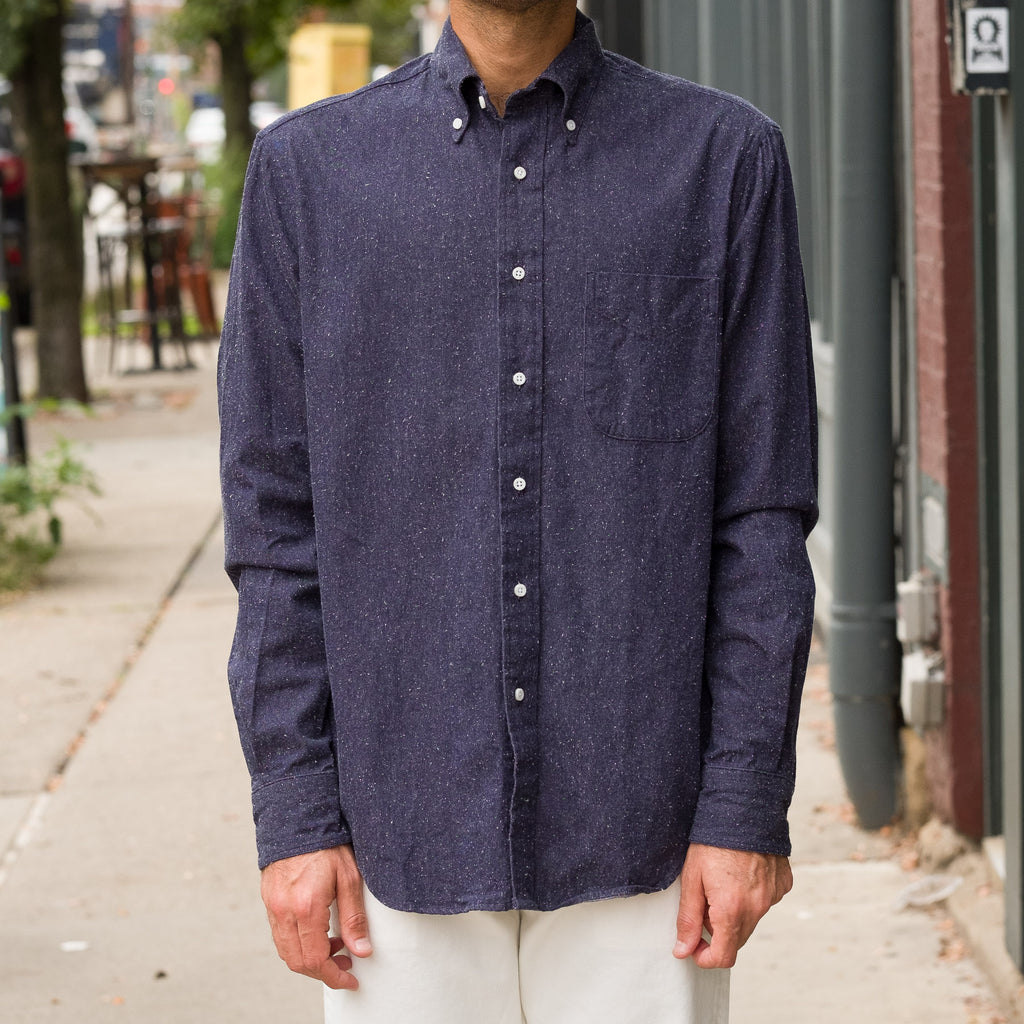 Japanese Silk Denim Buttondown