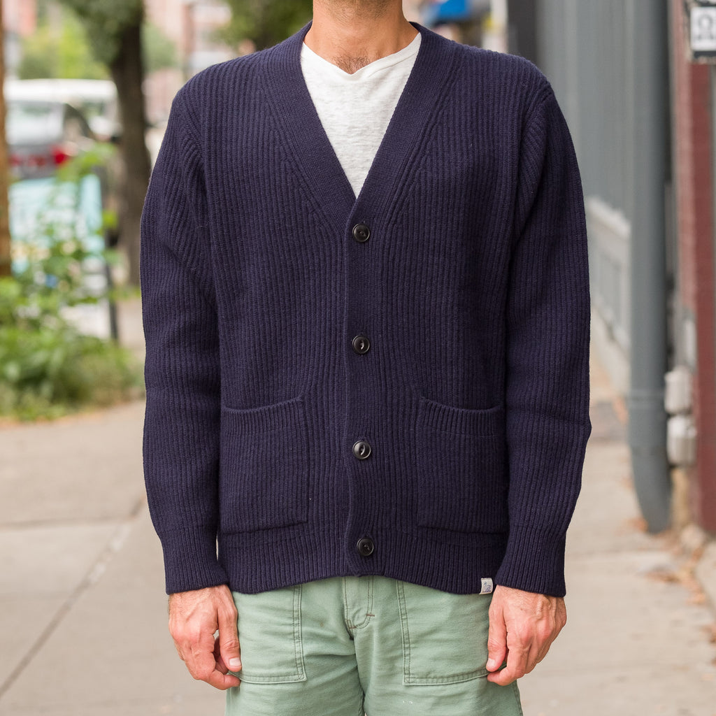 LOCG02.51 Relaxed Cardigan Dark