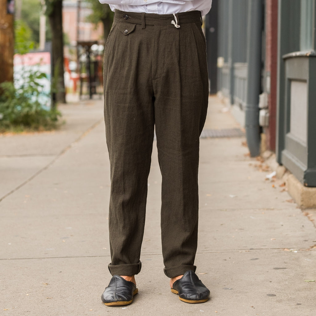 Enfield Wool Linen Trouser
