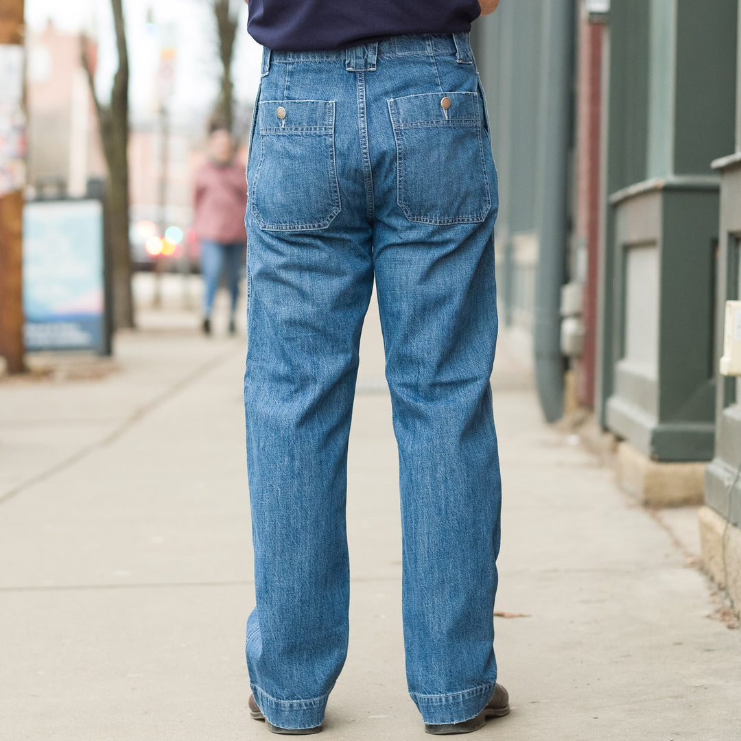 East Harbour Surplus - Logan Denim Pants in Super Stone Washed