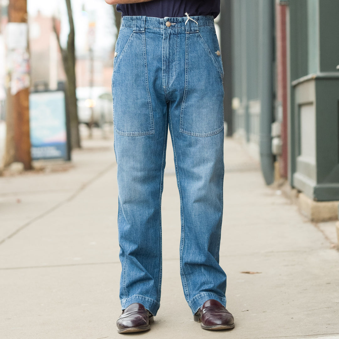 East Harbour Surplus - Logan Denim Pants in Super Stone Washed