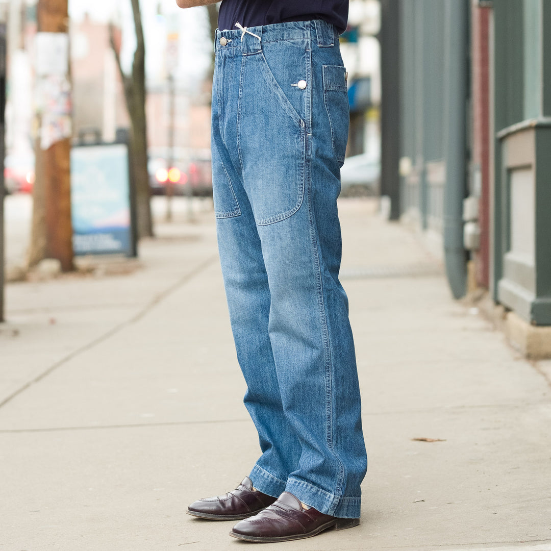 East Harbour Surplus - Logan Denim Pants in Super Stone Washed