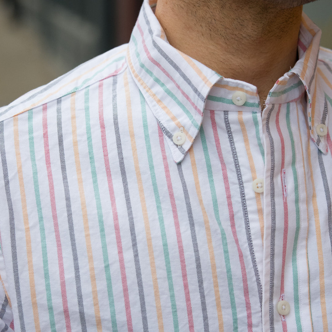 Gitman Vintage - Button Down Oxford Shirt in Rasta University