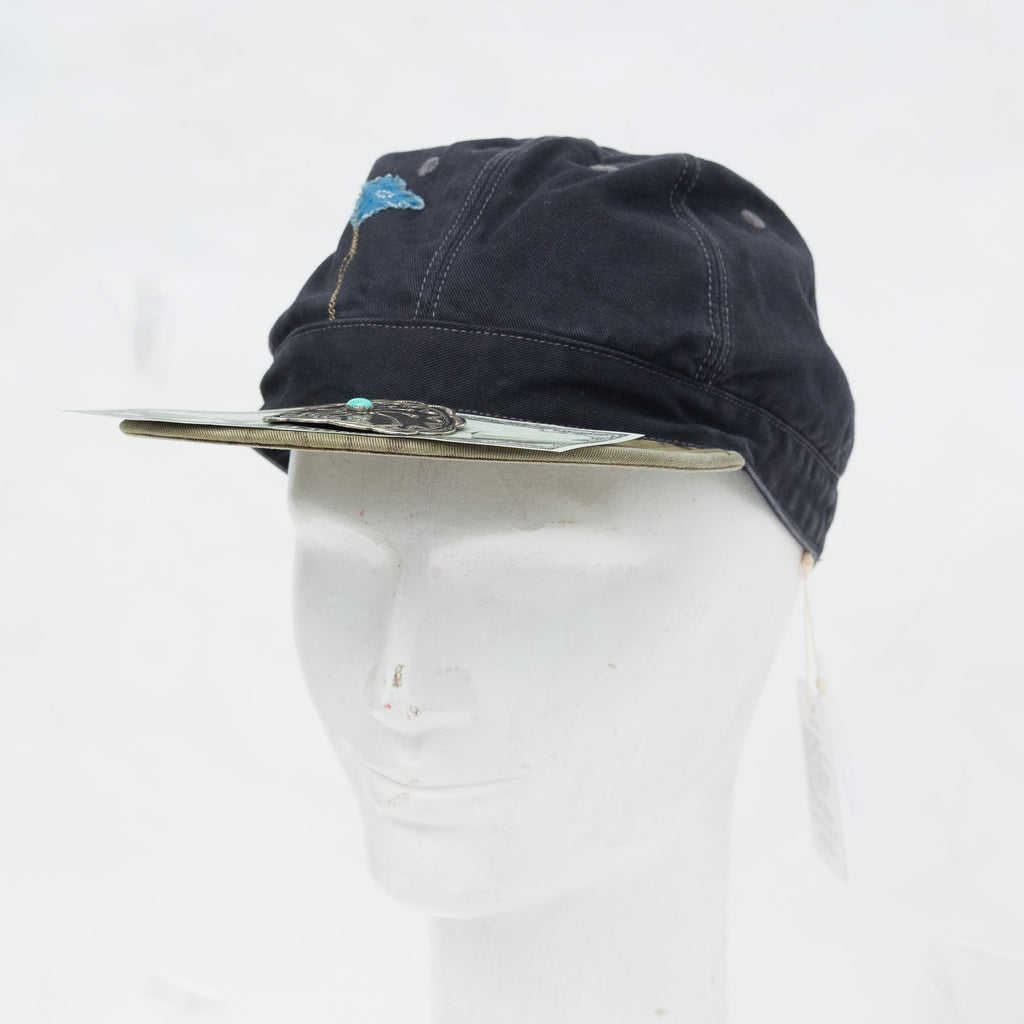 Chino BRIMFIELD Cap (ONE LOVE) in Black X Khaki