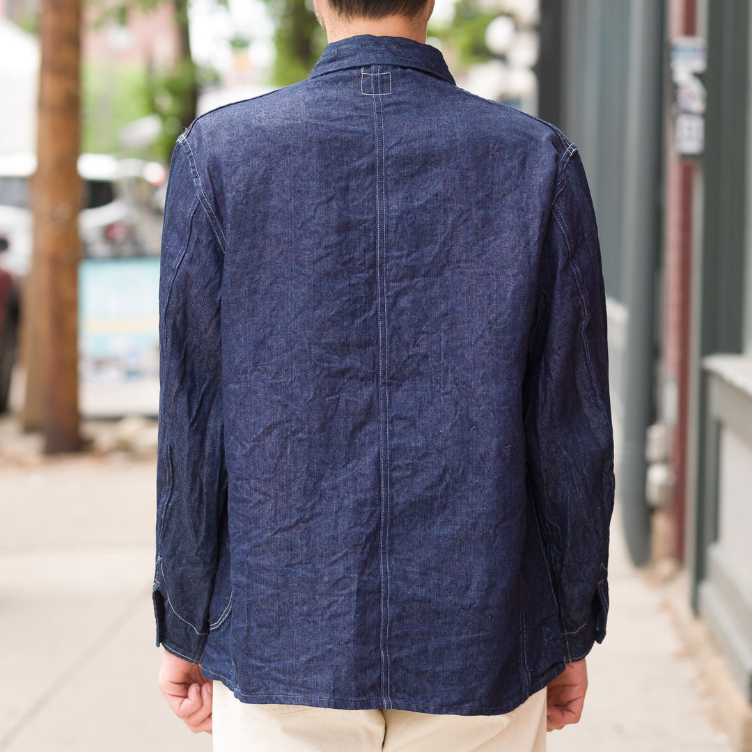 orSlow - orSlow - WWII 40's Linen Denim Coverall in Indigo