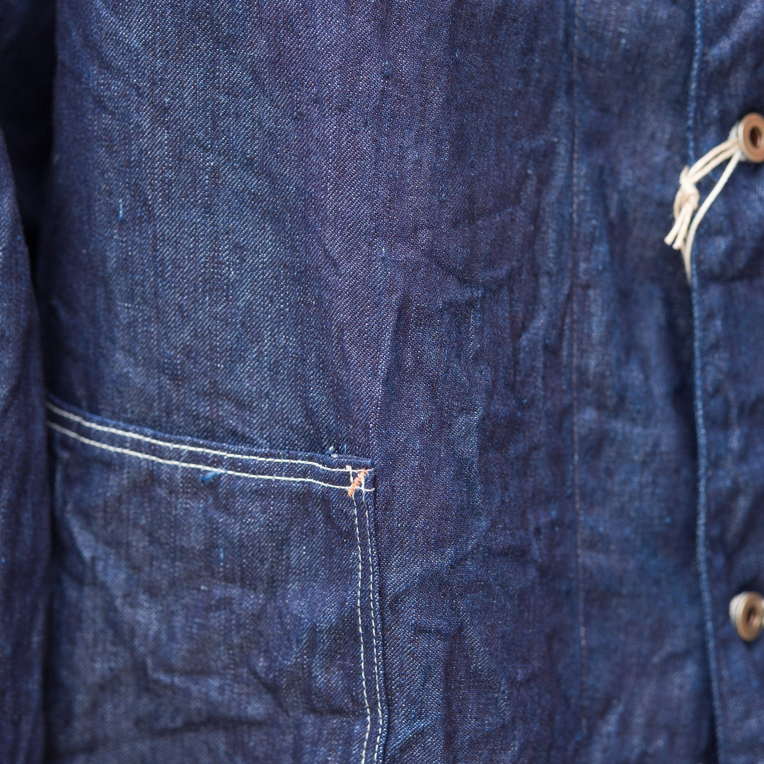 orSlow - orSlow - WWII 40's Linen Denim Coverall in Indigo