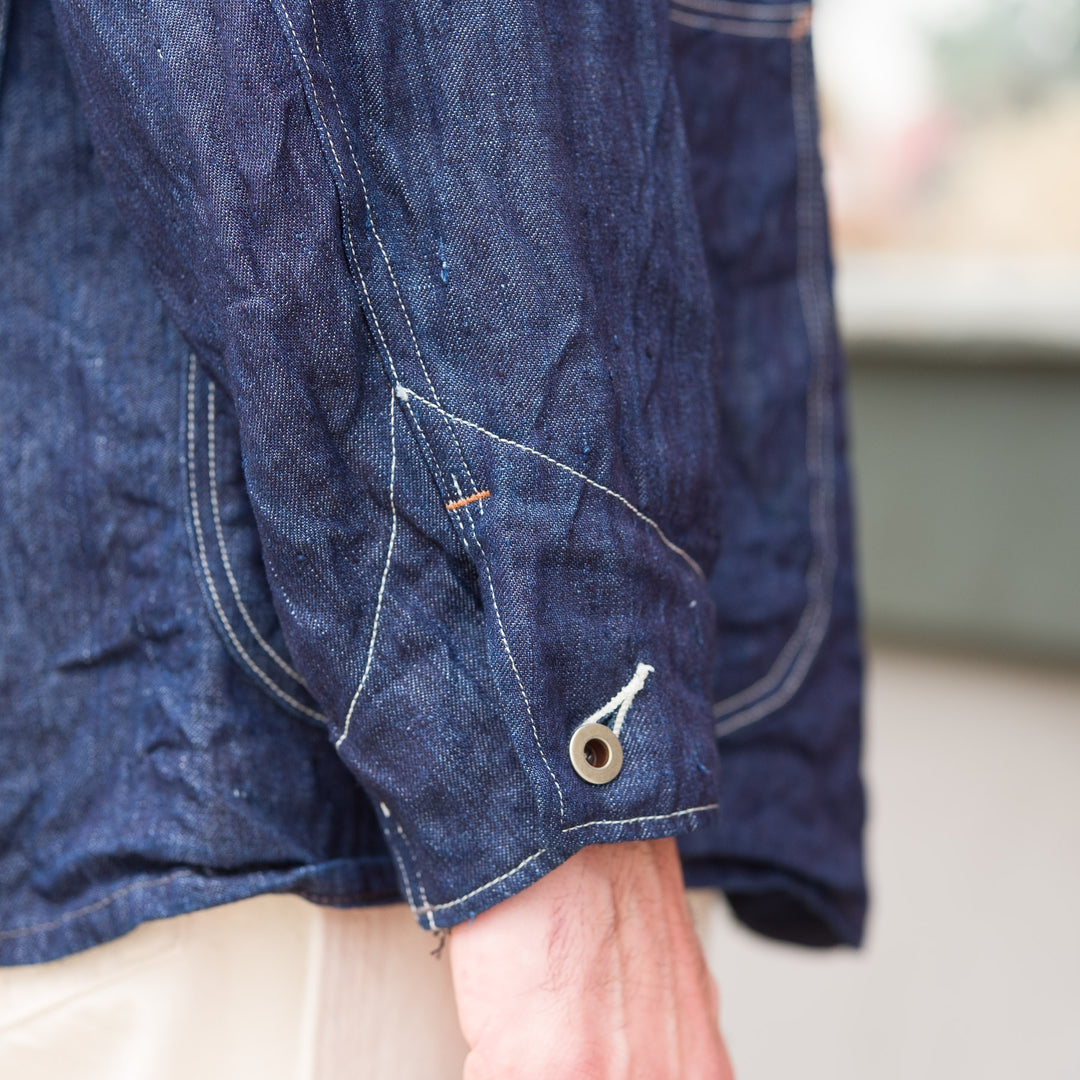 orSlow - orSlow - WWII 40's Linen Denim Coverall in Indigo