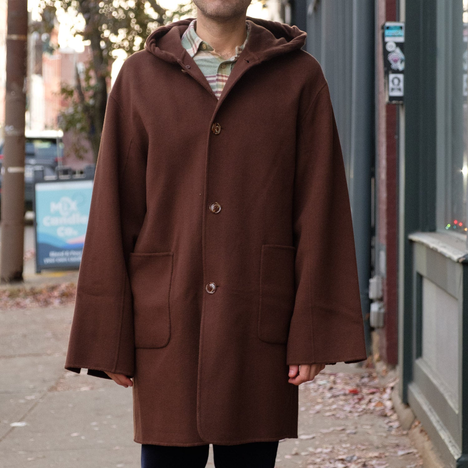 Yves Duffle Coat in Double Face Espresso – Vestis Ltd.