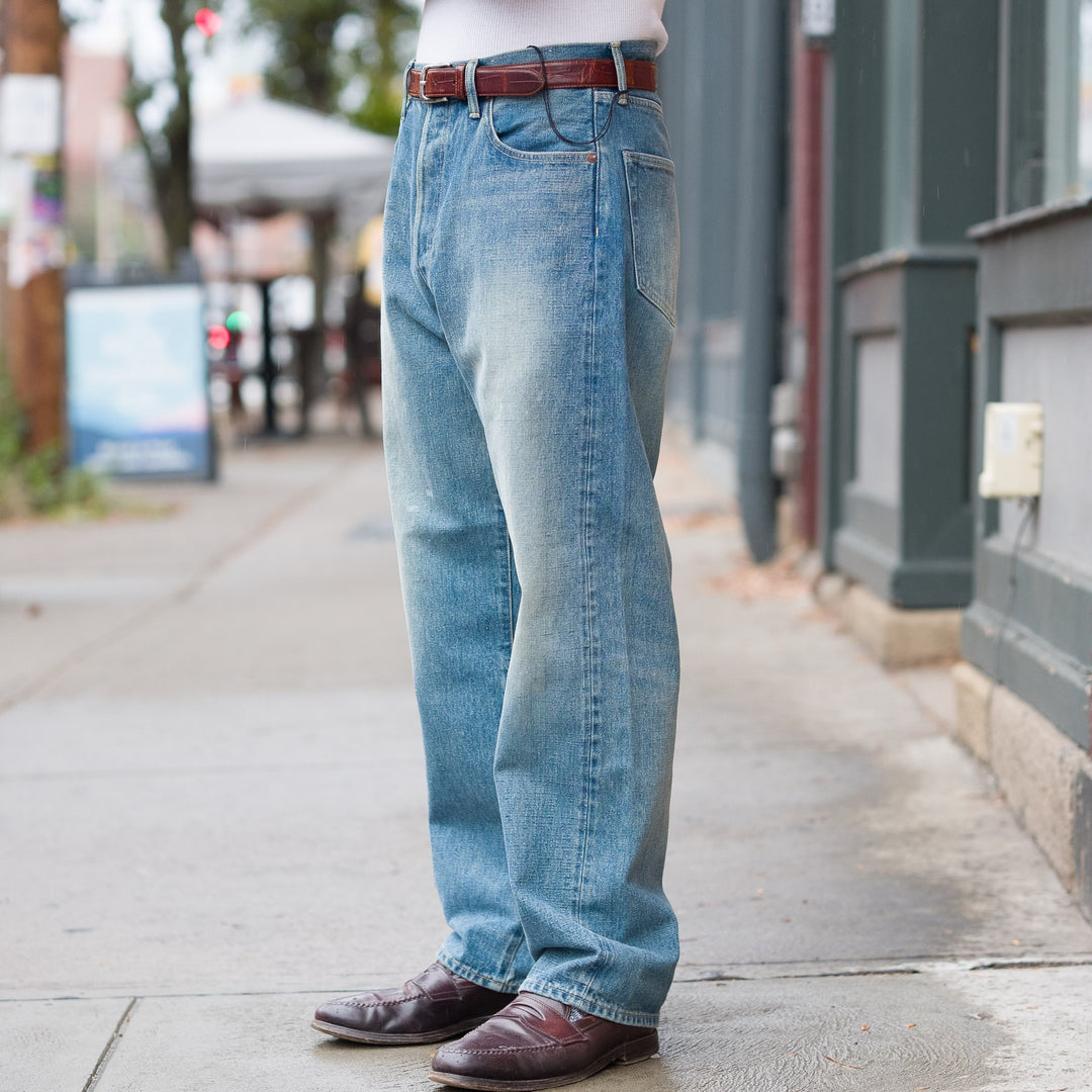 5 Pocket Straight Pants in Faded Indigo – Vestis Ltd.